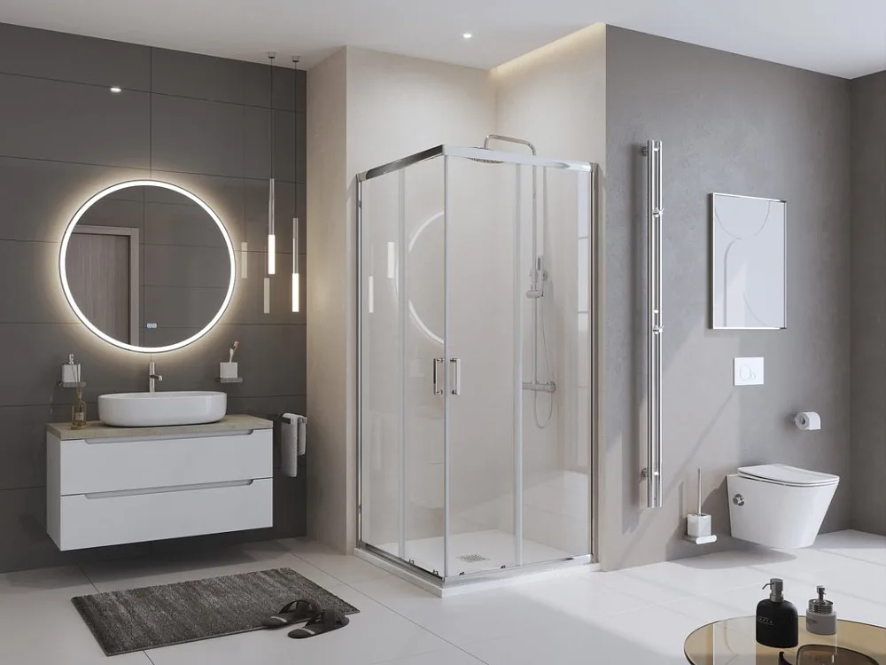 Поддон для душа BelBagno Uno TRAY-MR-UNO-A-80-35-W-BO 80х80, белый, с сифоном Sancos — официальный сайт