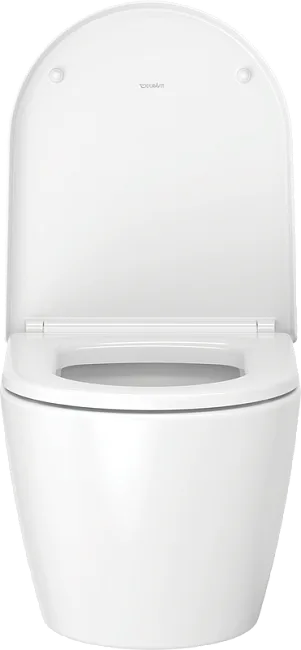 Крышка-сиденье Duravit ME by Starck 0020190000 с микролифтом, петли хром Sancos — Оригинал