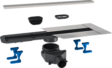 Душевой трап (лоток) BETTOSERB Frameless Line 650 Drain, матовый хром