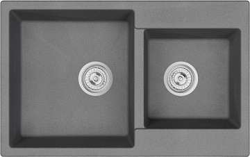 Мойка кухонная Emar Quartz EMQ-2800.Q Антрацит