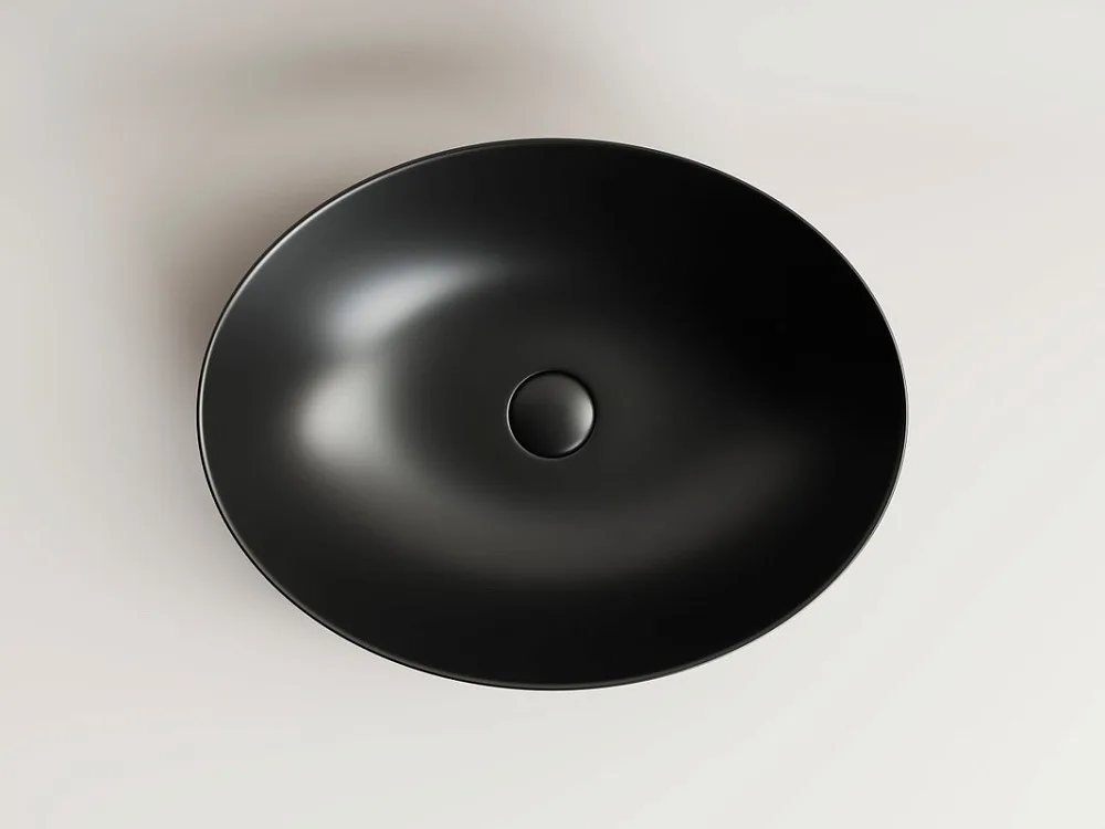 Накладная раковина Ceramicanova Element CN6017MB черный матовый Sancos — официальный сайт