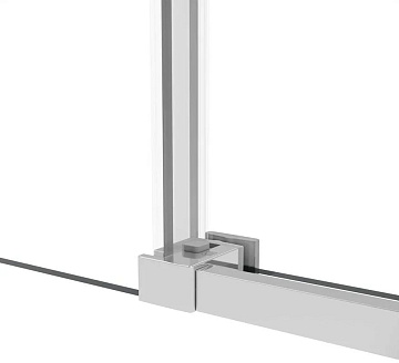 Душевой уголок Vincea Slim Soft VSR-1SS1012CL 120x100, профиль хром, стекло прозрачное
