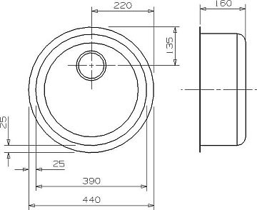 Мойка кухонная Reginox L18 390 LUX OKG сталь