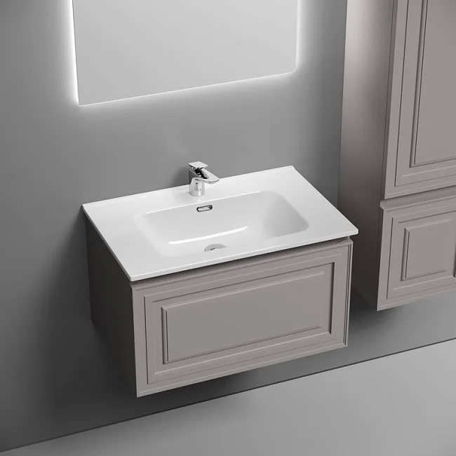 Тумба под раковину Sancos Very 70 подвесная Doha soft (пыльная роза), VR70SM Sancos — Оригинал