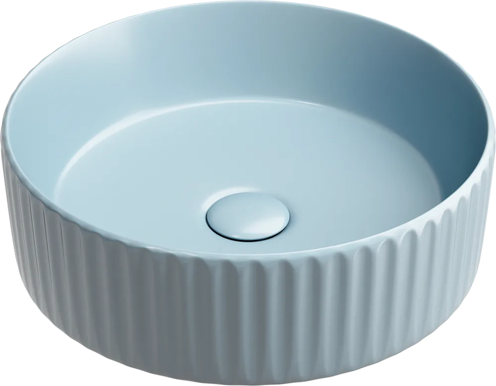 Накладная раковина Ceramicanova Element CN6057ML голубой матовый Sancos — официальный сайт