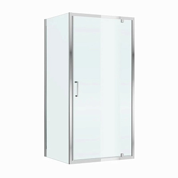 Душевой уголок Cezares Molveno AH 1 90+80 C Cr IV 90х80 см, профиль хром, стекло прозрачное