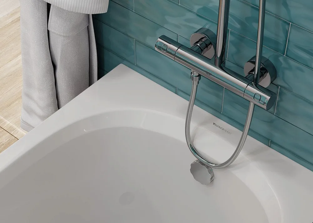Акриловая ванна Vagnerplast Kasandra 180x70 см, пристенная, белая Sancos — официальный сайт