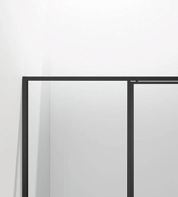 Душевой уголок Vincea Slim VSR-4SLP9012CLB 120х90 см, профиль матовый черный, стекло прозрачное
