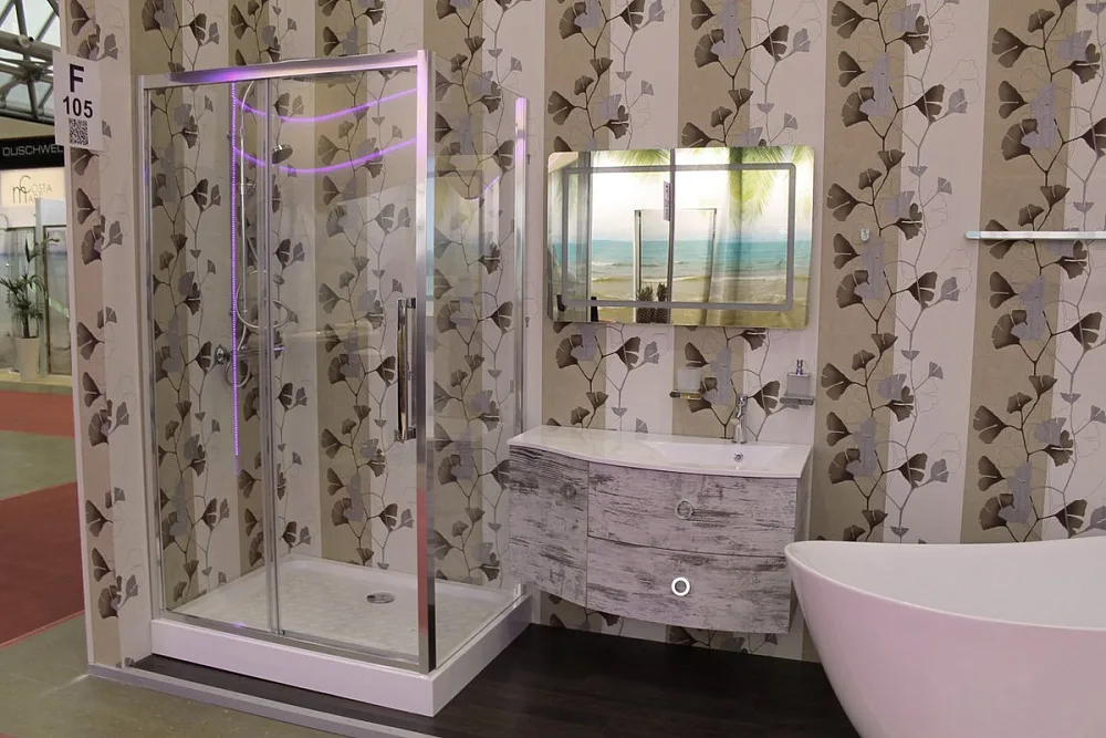 Душевой уголок Cezares Lux soft W AH1 150/100 C Cr IV Sancos — официальный сайт