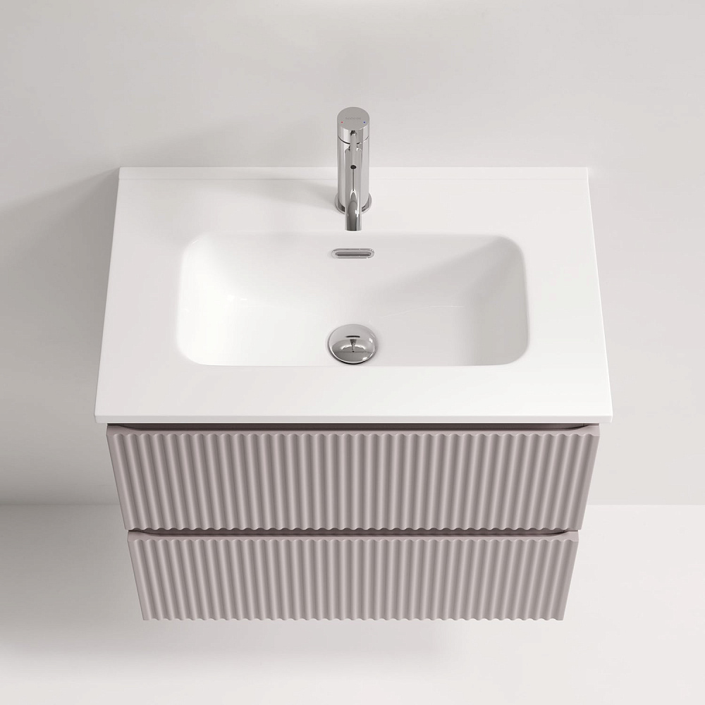 Тумба под раковину Sancos Snob R 60 подвесная Doha soft (пыльная роза), SNR60/39SM