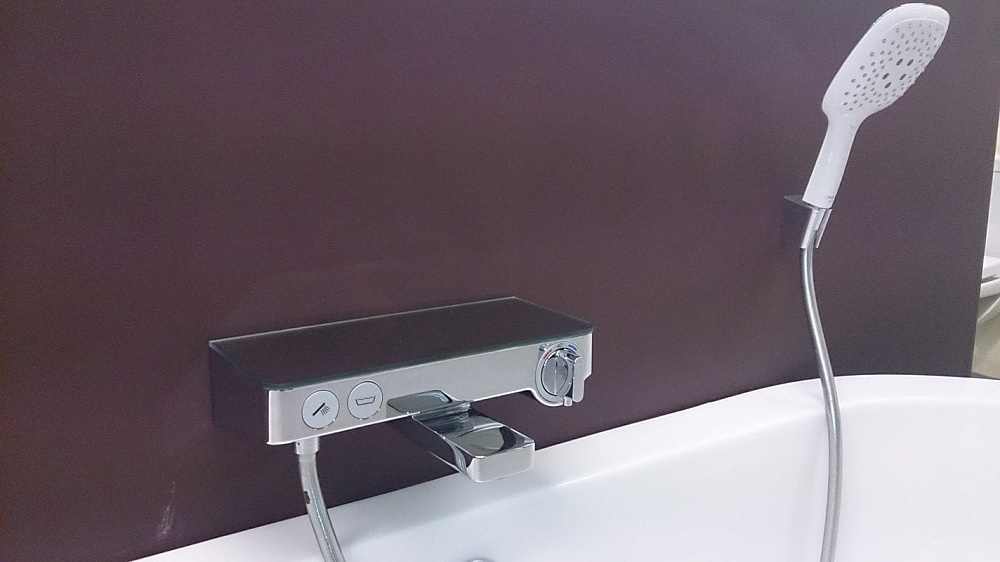 Термостатический смеситель Hansgrohe Ecostat Select 13151400, для ванны с душем