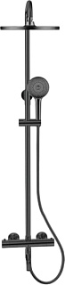 Душевая стойка Bronze de Luxe Scandi 11060B, черная