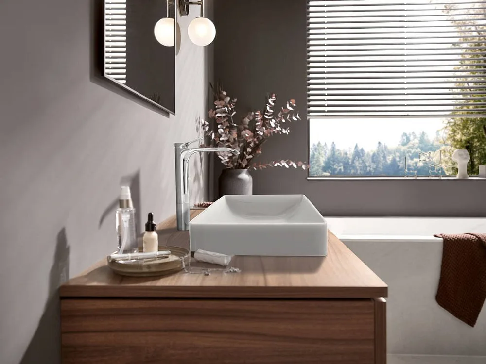 Смеситель для раковины Hansgrohe Vivenis 75042000 хром Sancos — официальный сайт