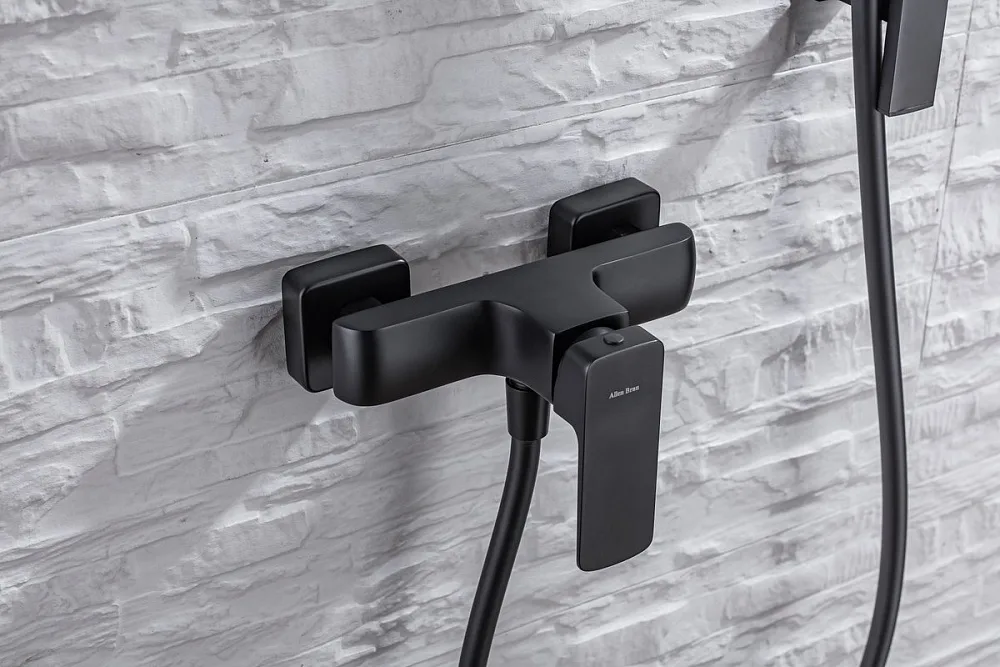 Смеситель для душа Allen Brau Infinity 5.21010-31 чёрный матовый Sancos — официальный сайт