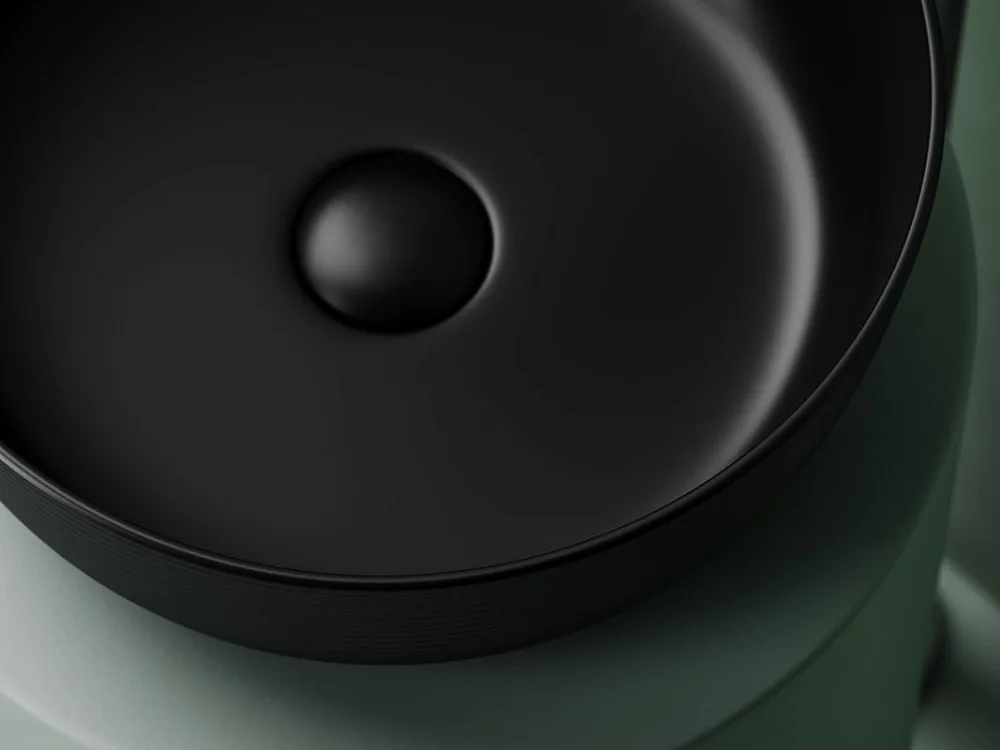 Накладная раковина Ceramicanova Element CN6073MB черная матовая Sancos — официальный сайт