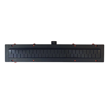 Душевой трап (лоток) Veconi Medium B 350, черный матовый