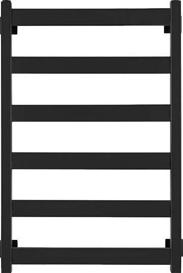 Полотенцесушитель водяной Secado Комано 1 80x50, черный матовый