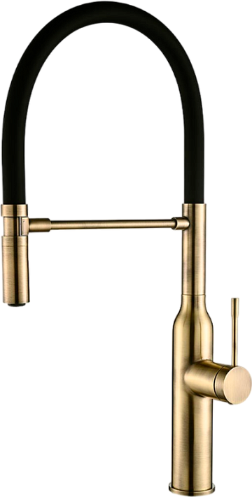 Смеситель для кухни Zorg Steel Hummer SH 2022 BRONZE бронза