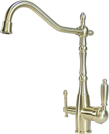 Смеситель для кухни Seaman Barcelone SSL-5387 light gold