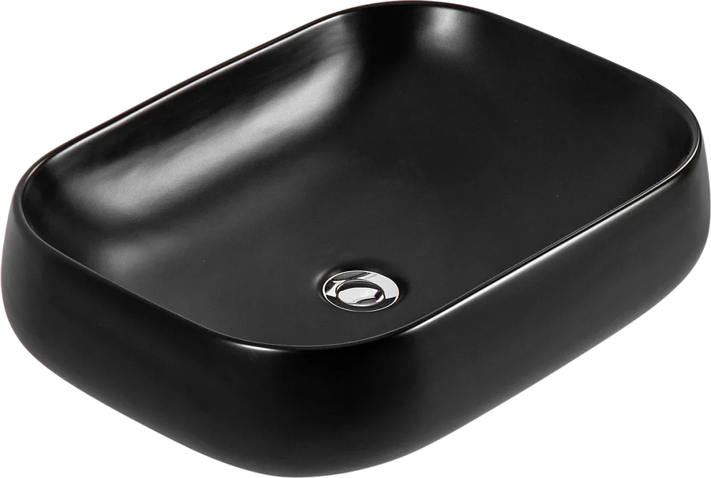 Накладная раковина AQUATEK AQ5526-MB матовая черная Sancos — официальный сайт