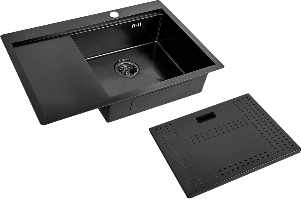 Мойка кухонная Zorg Master N-7852-R Grafit Sancos — официальный сайт
