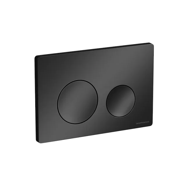 Кнопка смыва Ceramicanova Balance Circle CN12-001MB матовый черный Sancos — Оригинал