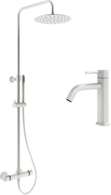 Комплект для ванной Plumberia Selection Ixo KITXO6302BO53 белый матовый