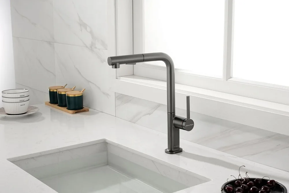 Смеситель для кухни Paulmark Neo Ne214419-B, беретта Sancos — официальный сайт