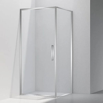 Душевой уголок Vincea Slim VSR-4SLP9010CL 100х90 см, профиль глянцевый хром, стекло прозрачное