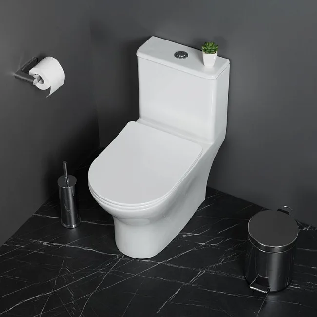 Унитаз-моноблок напольный BelBagno Lounge BB8618CPR-MN/SC Sancos — Оригинал