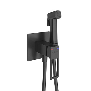 Гигиенический душ BelBagno Luce LUC-HGN-NERO, со смесителем, черный матовый