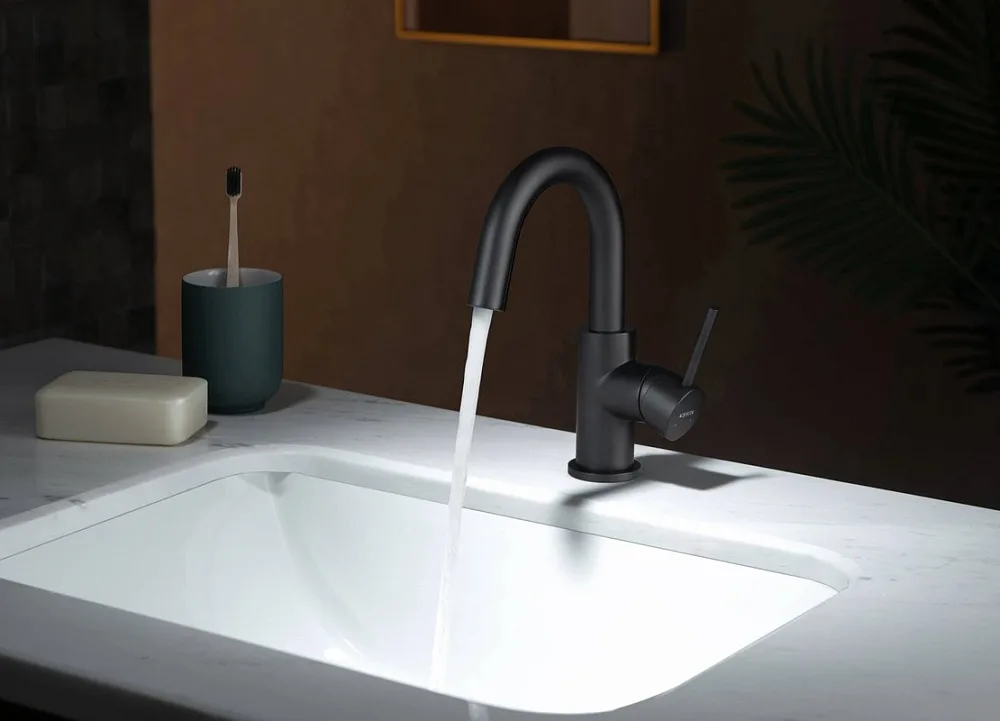 Смеситель для раковины AQUATEK Европа AQ1307MB матовый черный Sancos — официальный сайт