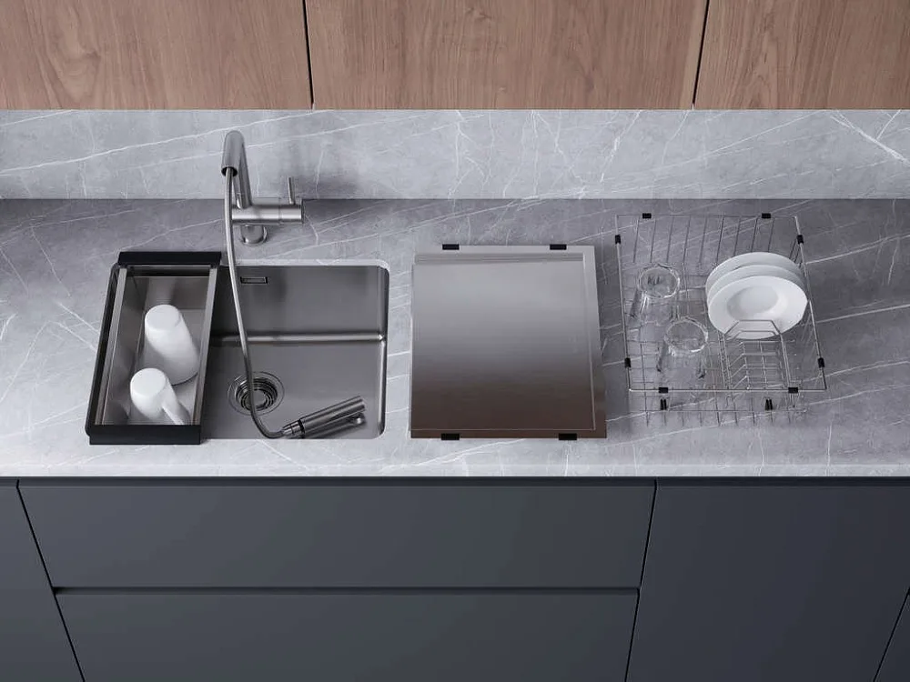Мойка кухонная Omoikiri TADZAVA 54-U/I ULTRA-IN Sancos — официальный сайт