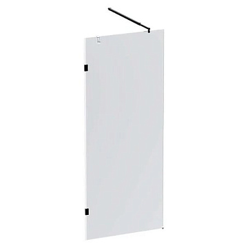 Душевая перегородка AM.PM X-Joy W94UWI-80-F1-BTE 80х195, профиль черный, стекло прозрачное