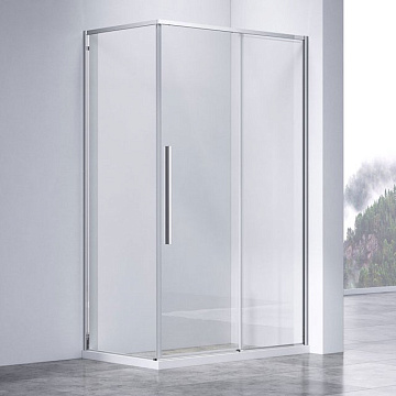 Душевой уголок Vincea Slim-N VSR-4SN8014CL 140х80 см, профиль хром