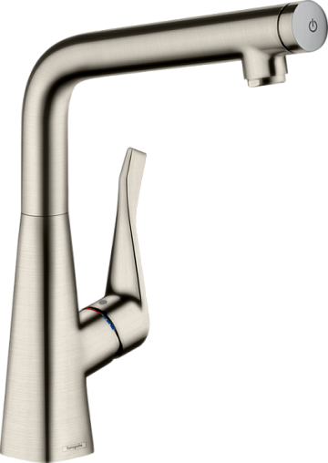 Смеситель для кухни Hansgrohe Metris Select M71 14785800 сталь