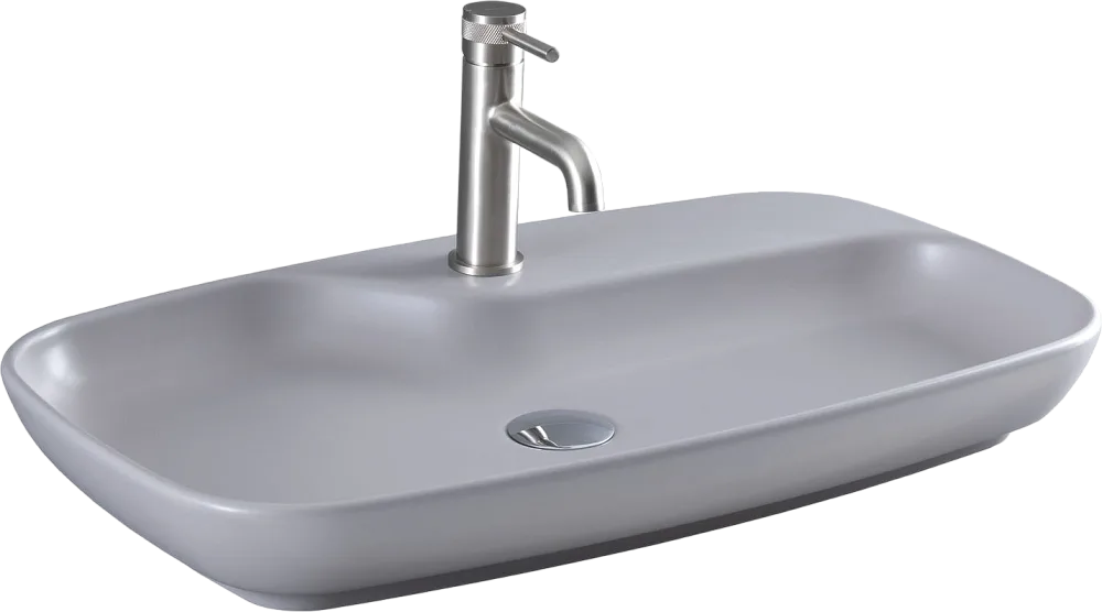 Накладная раковина Allen Brau Liberty 2 70х43, антрацит Sancos — официальный сайт