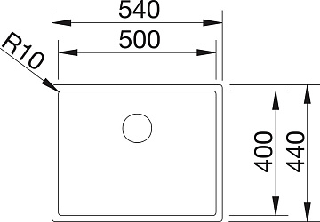 Мойка кухонная Blanco Claron 500-IF