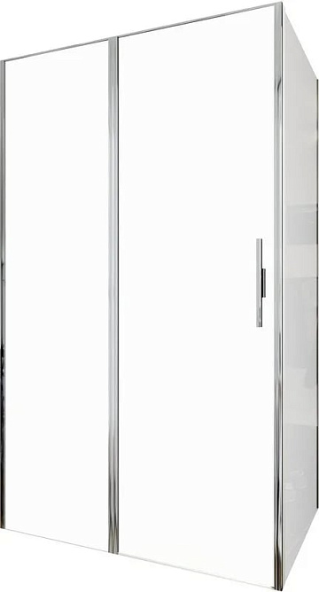 Душевой уголок Allen Brau Priority 120x100, профиль хром, стекло прозрачное