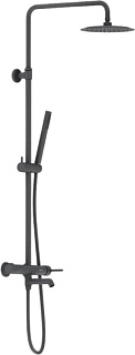 Душевая стойка Damixa Scandinavian Pure 936740300, черный матовый