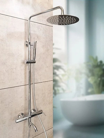 Душевая стойка AltroBagno Unione 030208 Cr, хром