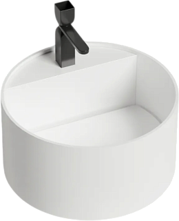 Накладная раковина Salini Armonia Round Top 02 130412TG белый