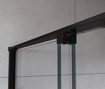Душевой уголок Vincea Arno VSR-1A9012CLB 120x90 см, профиль черный
