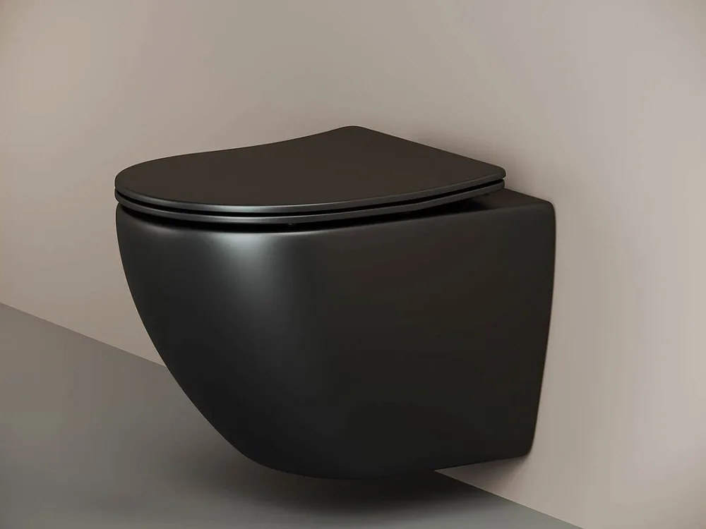 Унитаз подвесной Ceramicanova Metropol CN4002MB Sancos — официальный сайт