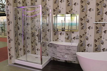 Душевой уголок Cezares Lux soft W AH1 150/100 C Cr IV