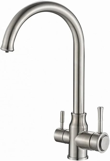 Смеситель для кухни Steel Hammer SH 763 INOX