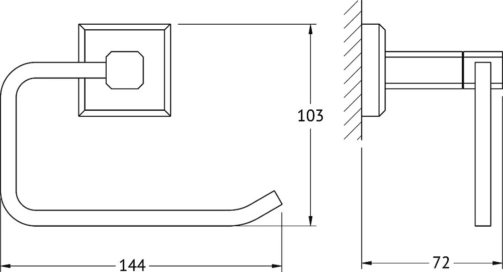 Держатель туалетной бумаги Artwelle Hagel 9916 Sancos — официальный сайт