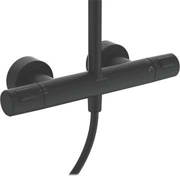 Душевая стойка Ideal Standard Ceratherm T25 BC748XG, silk black