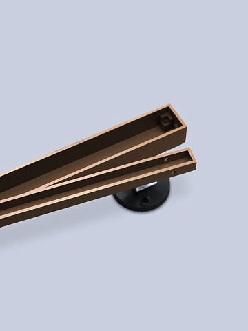 Душевой трап (лоток) AltroBagno Supremo 071231 RaSp ( 60), матовая медь