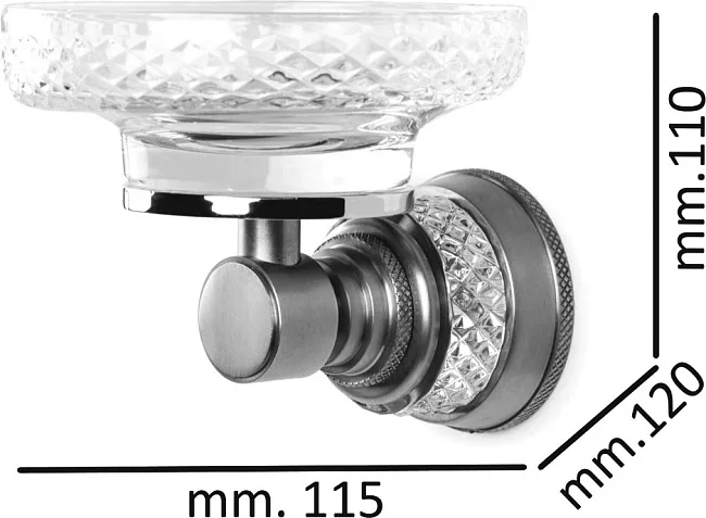 Мыльница Boheme Aura 10243-CR chrome Sancos — Оригинал